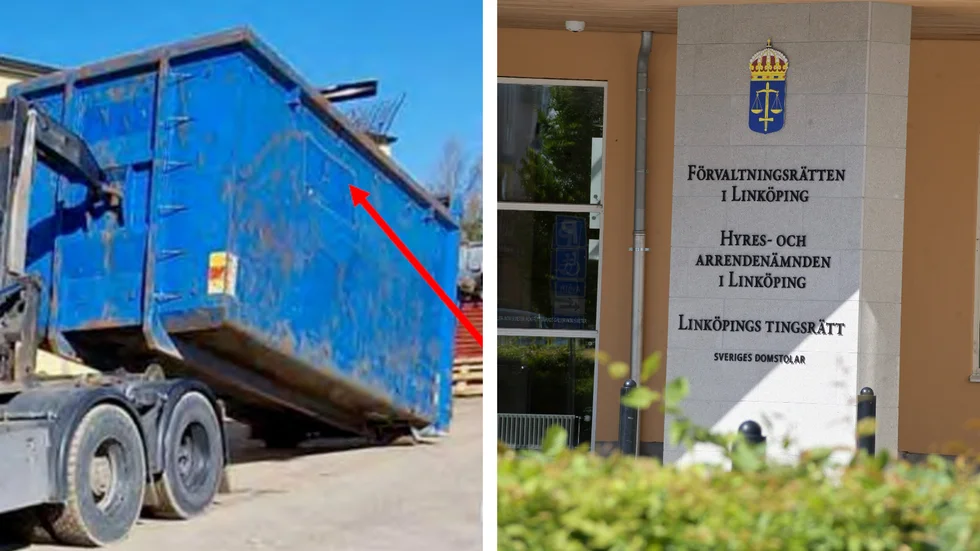 Enligt åklagaren försökte den 52-årige mannen sälja det stulna flaket på en auktionssida på nätet. (Bilden till vänster är hämtad ur förundersökningen.) 