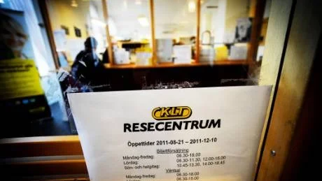 Kontraktet för att driva Resecentrum går ut 16 augusti och KLT har inte kommit överens med någon som kan driva det vidare. Kunderna kan komma att få köpa biljett på annat sätt.Arkivfoto: Ola Axman