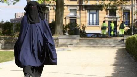 Kvinna med niqab.Foto: Scanpix