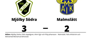 Mjölby Södra avgjorde före paus mot Malmslätt