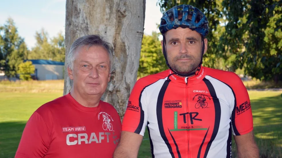 Tjust Bike & Running Clubs Jan-Erik Axelsson och Peter Folkesson hoppas på många deltagare i Tjusttrampet som cyklas på lördag.