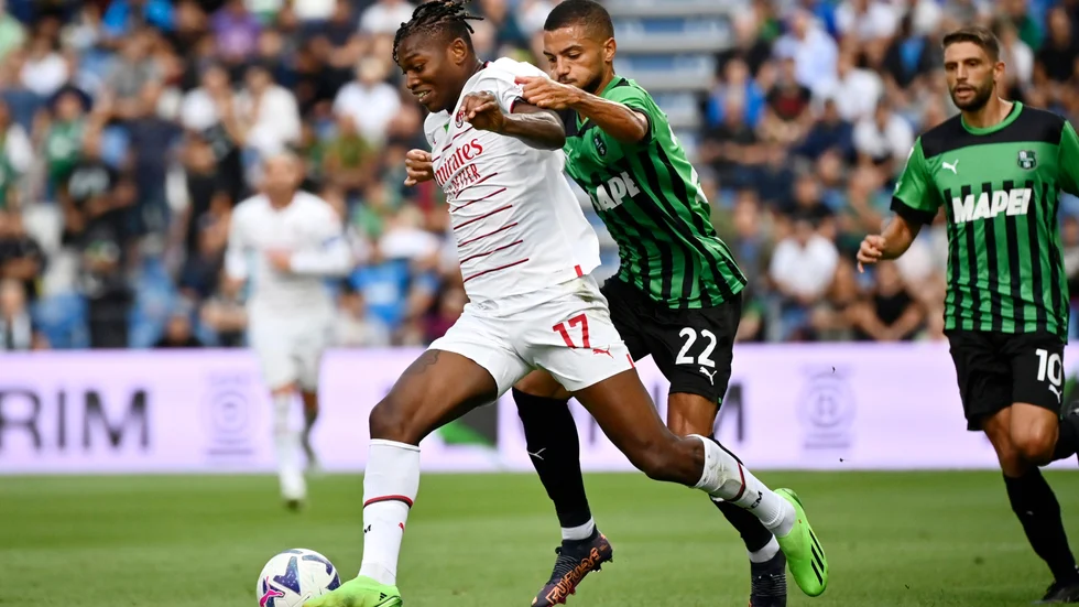 Det blev oavgjort mellan Sassuolo och Milan.
