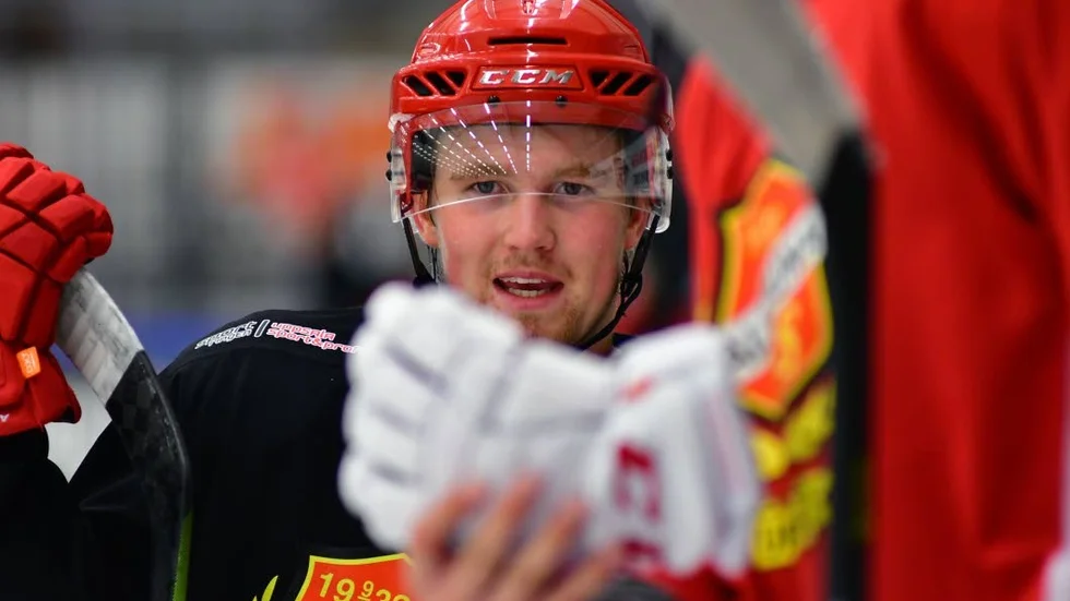 Ludvid Wallin kommer att spela med ESK Hockey under resterande del av grundserien.