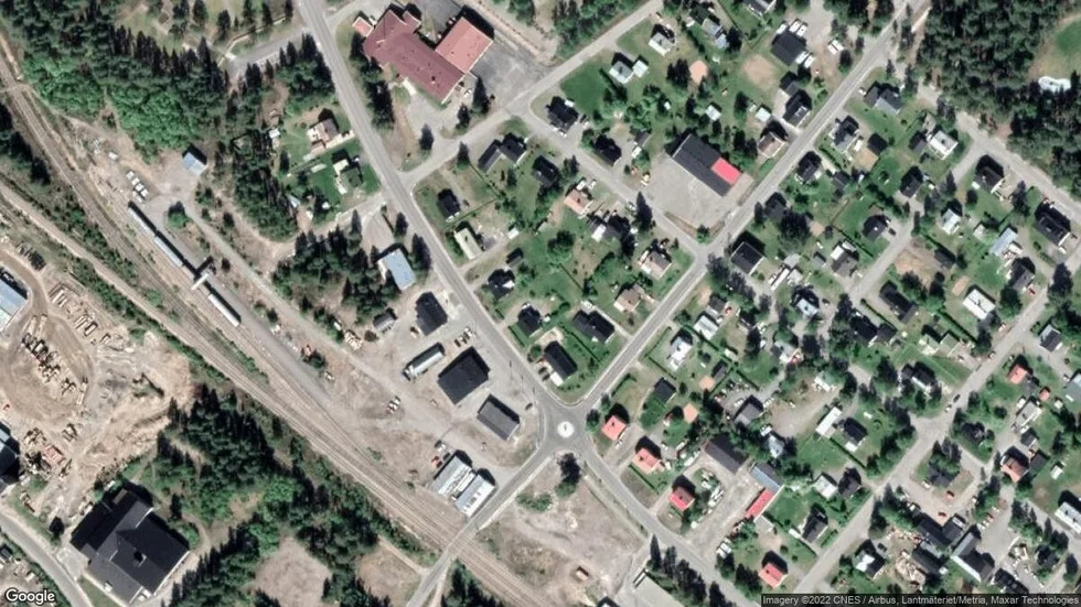 Området kring Järnvägsgatan 43
