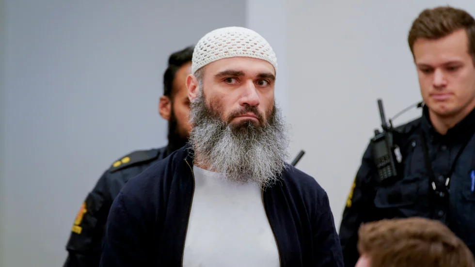 Zaniar Matapour i rättssal 250 i Oslo tingsrätt under rättegången i mars.