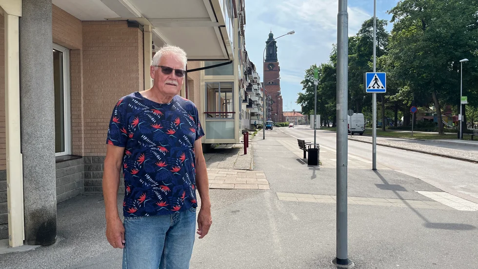 Lars Ahonen bor i området vid Strandgatan.