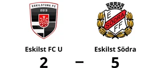 Klar seger för Eskilst Södra mot Eskilst FC U på Ekängens IP