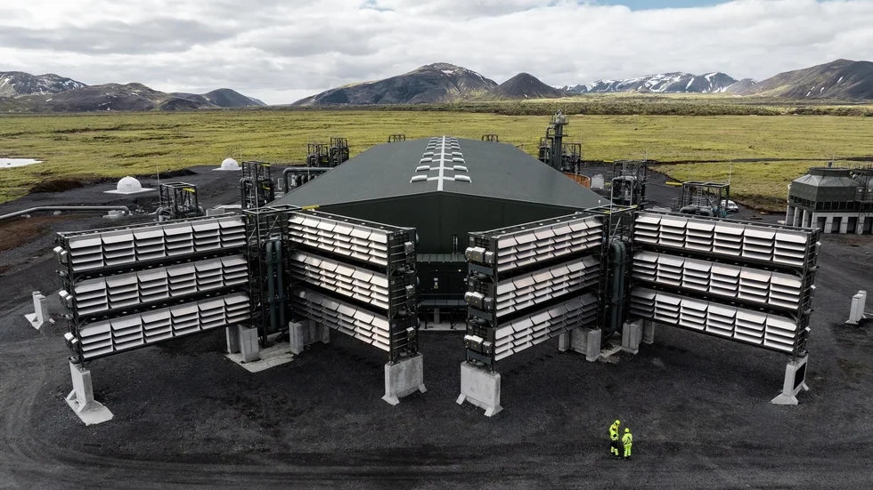Mammoths fläktar ska fånga in koldioxid direkt från atmosfären.