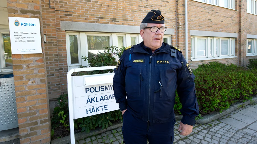 Polischef Johan Levin.