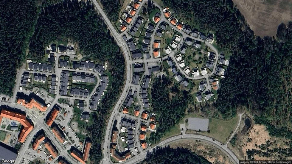 Området kring Körsbärsvägen 9