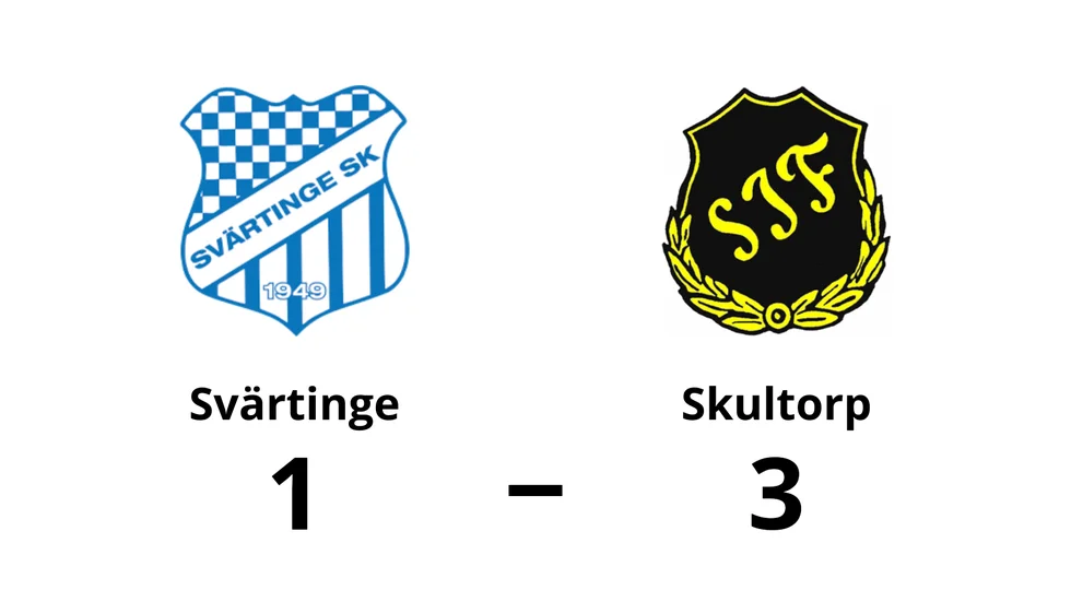 Svärtinge SK förlorade mot Skultorp