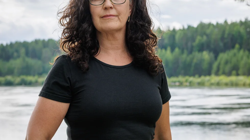 Siw Ahlfort, ordförande i Miljöpartiet de gröna Norrbotten.