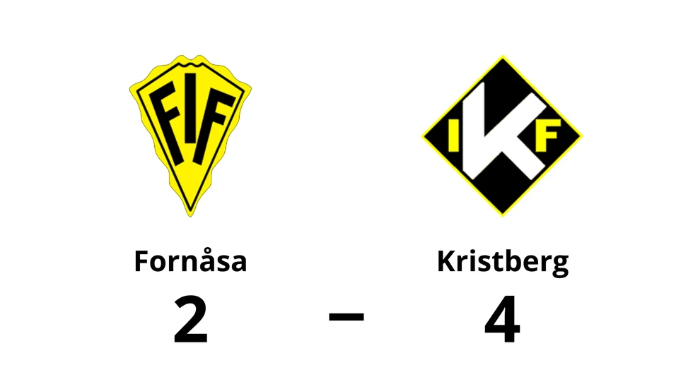 Fornåsa IF förlorade mot Kristbergs IF