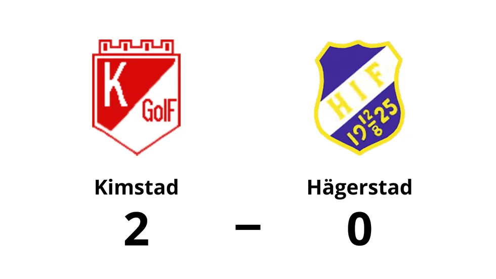 Kimstad GoIF vann mot Hägerstads IF