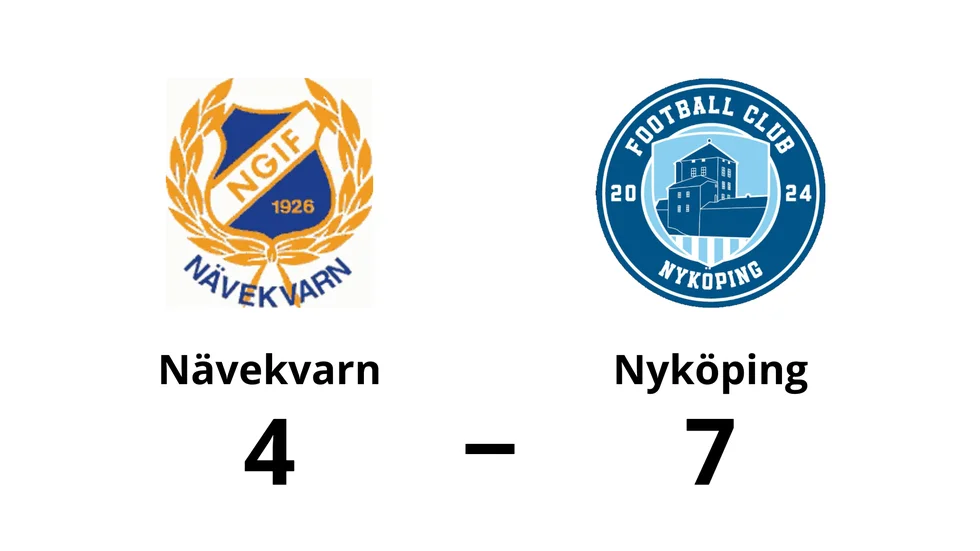 Nävekvarns GoIF förlorade mot FC Nyköping