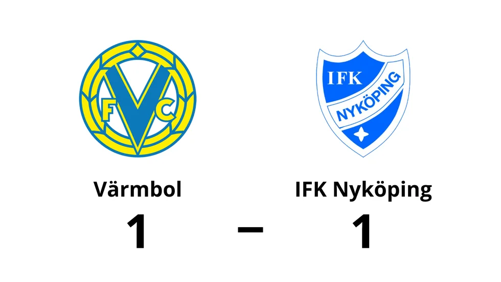 Värmbols FC spelade lika mot IFK Nyköping
