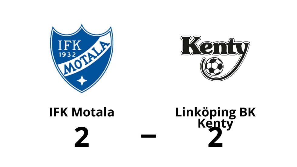 IFK Motala FK spelade lika mot BK Kenty