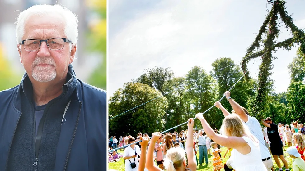 Ordföranden Pär Eriksson hoppas att midsommarfirandet kommer tillbaka nästa år.