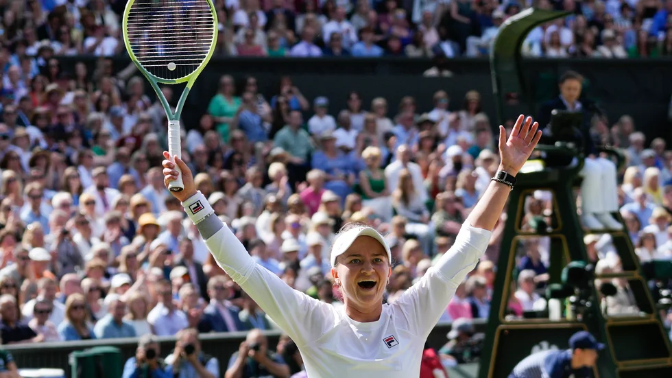 Barbora Krejcikova vann Wimbledon.