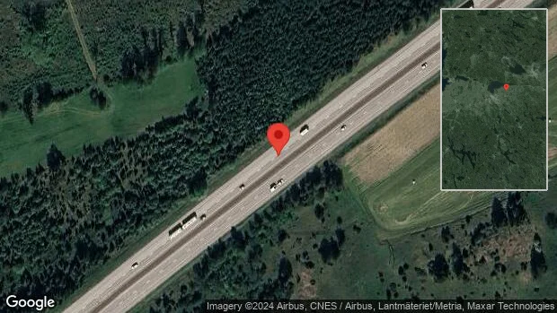 Brinnande fordon stoppar trafiken på E4