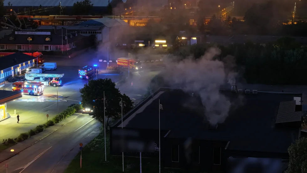 Under natten mot måndag larmades räddningstjänsten till Norrköping efter larm om rökutveckling.