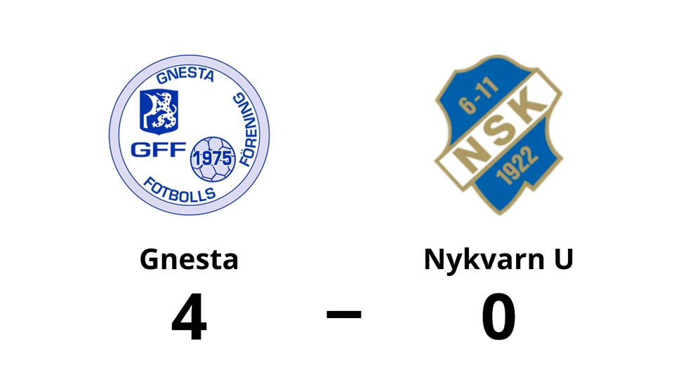 Gnesta vann mot Nykvarns SK U