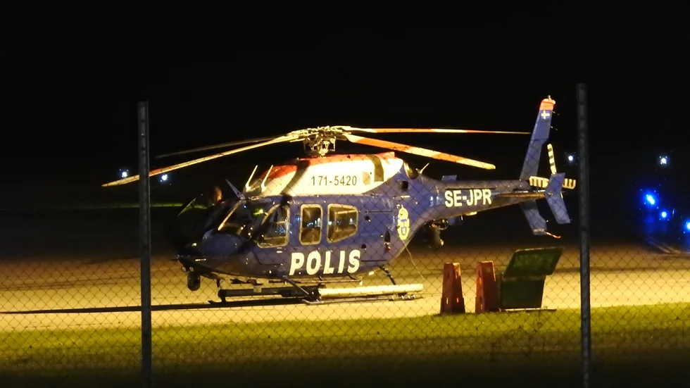 Polisen använde bland annat helikopter i sökandet efter kvinnan.