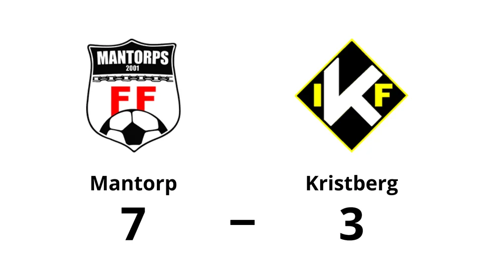 Mantorp vann mot Kristbergs IF