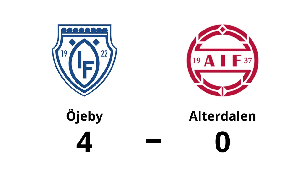 Öjeby IF vann mot Alterdalens IF