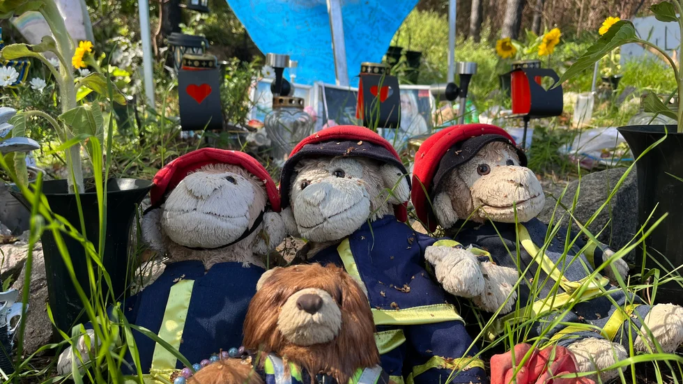 Tre apor från räddningstjänsten har placerats på olycksplatsen.
