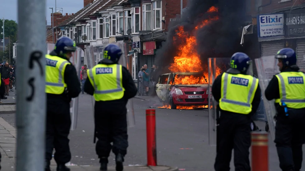 En bild från Middlesbrough i England tidigare i augusti.