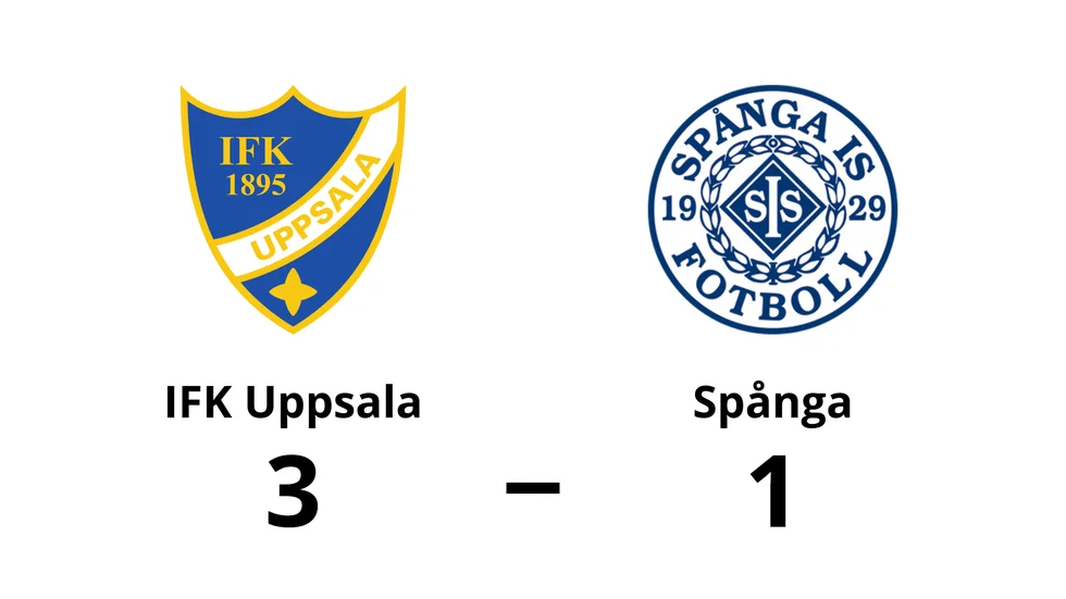 IFK Uppsala vann mot Spånga IS FK