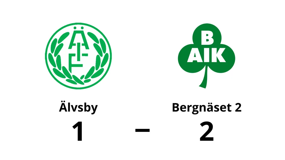 Älvsby IF förlorade mot Bergnäsets AIK 2