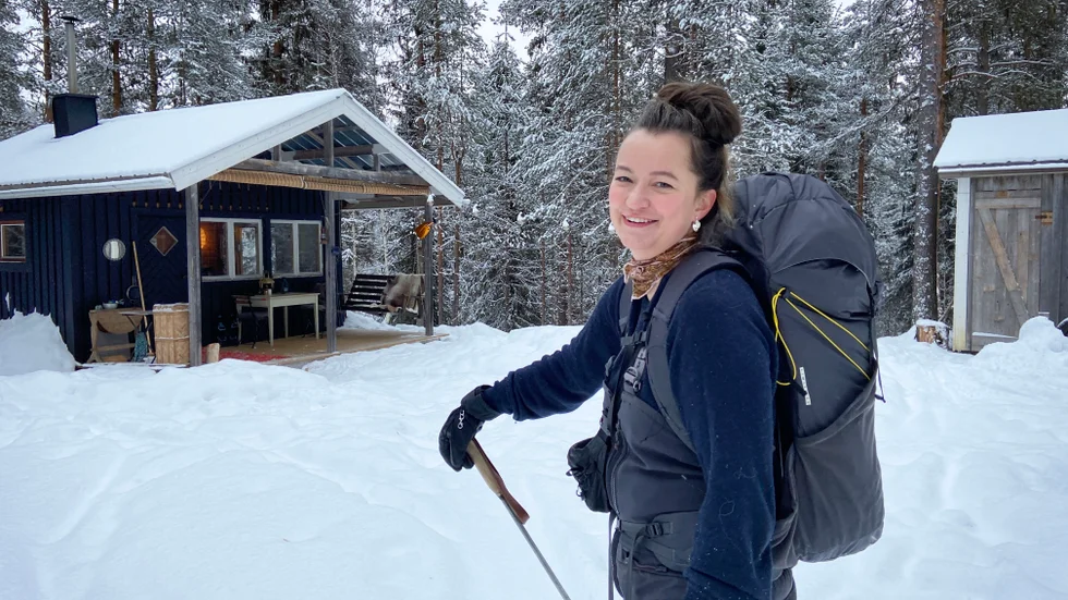 "I'm actually quite bad at skiing," Sara laughs.