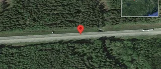 Stopp på E20 på grund av en singelolycka