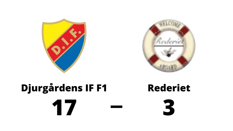 Djurgårdens IF F1 vann mot Rederiet IK