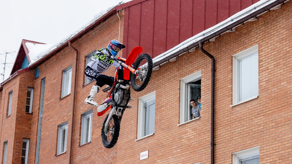 Motocross-show.