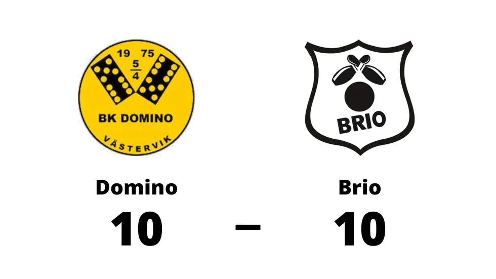 BK Domino spelade lika mot BK Brio