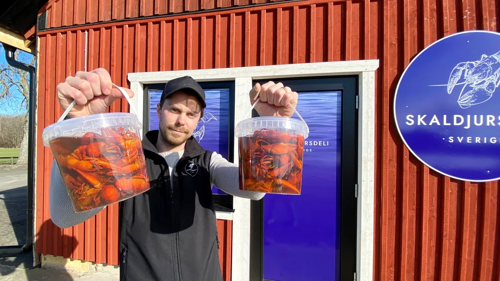 I påsk öppnar en ny gårdsbutik på Karshults gård. Andreas Tevell är en av fyra delägare i företaget.