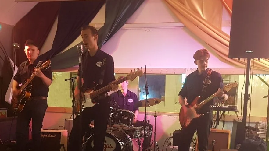 I Klintebandet, The Hugos, ingår Liam Eriksson, Loke Nordensjö, Conrad Bäckström och Hugo Toft.