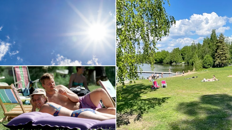 Nästa vecka väntas både bad- och glassväder.