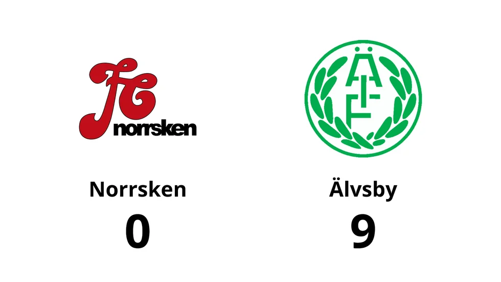 FC Norrsken förlorade mot Älvsby IF