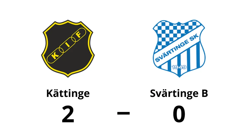 Kättinge IF vann mot Svärtinge SK B