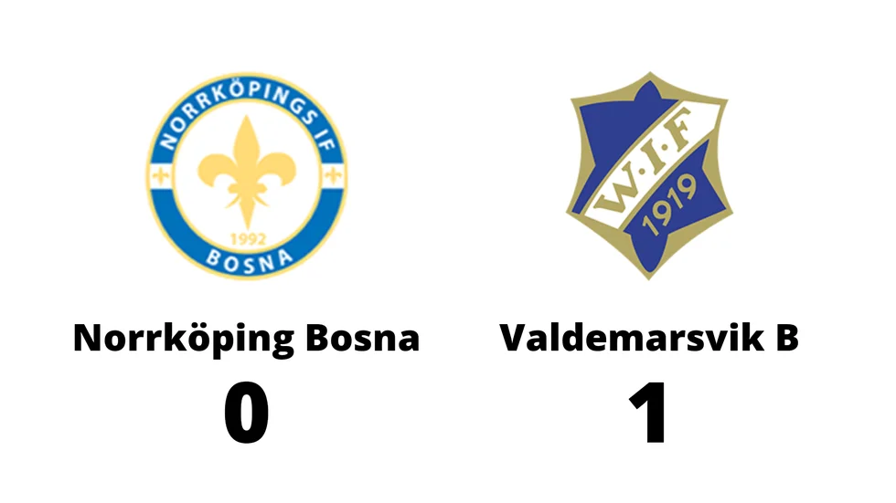 Norrköpings IF Bosna förlorade mot Valdemarsviks IF B
