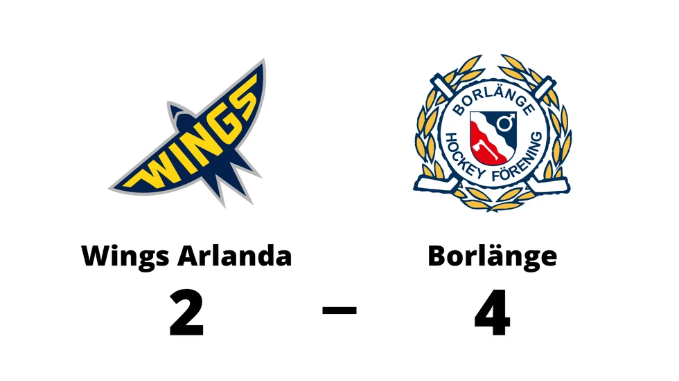 Wings HC Arlanda förlorade mot Borlänge HF