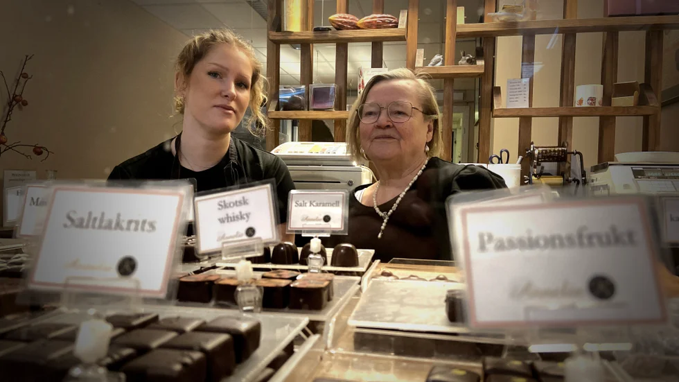 Annelie Kejorth och Emma Bexenius på Annelie K.