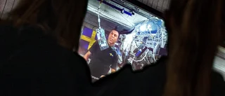 Skolelever fick prata med Linköpingsbon i rymden
