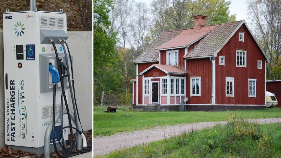Naturvårdsverket beviljar klimatstöd på 3,2 miljoner kronor till projketet att anlägga laddstationer på fastigheten där "raggarkåken" ligger i dag.