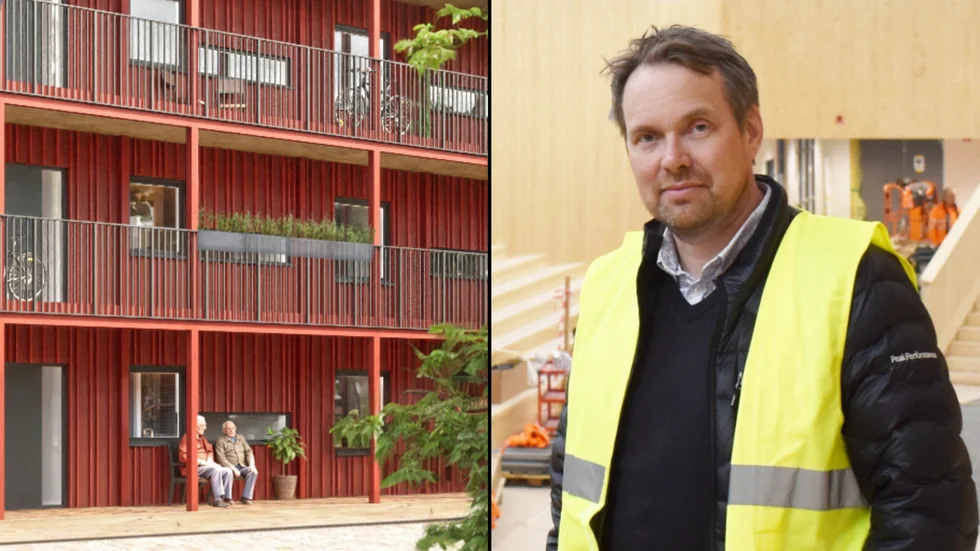 Kommunens fastighetschef Fredrik Nilsson berättar om upphandlingen av dessa hus, som nyligen blev klar. 
