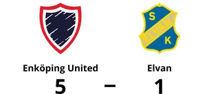 Enköping United vann mot Elvan - Daniel Carlsson fyramålsskytt